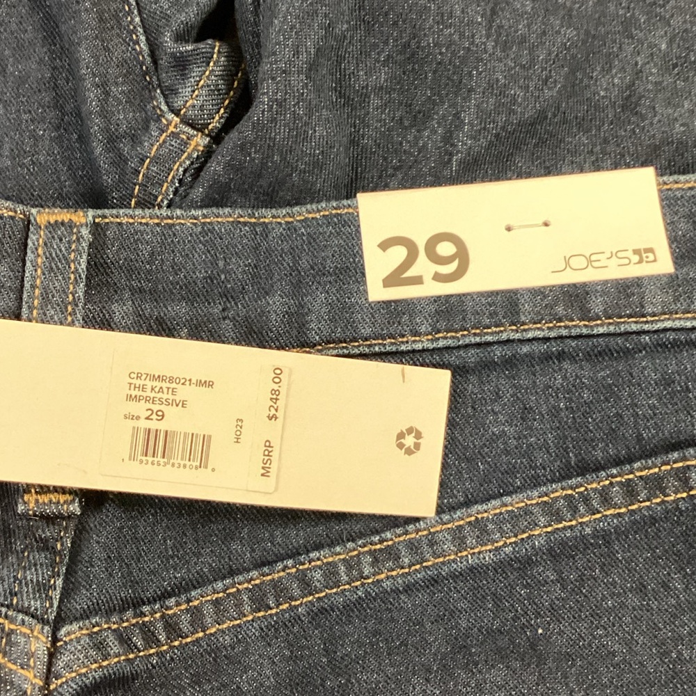 Joe's Jeans Dark Blue Denim - Picture 2 of 4